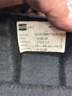 plato rear boot SEAT IBIZA 6J 5D 09- 6J4867769B