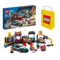 LEGO City 60389 Warsztat tuningowania samochodów + torba prezentowa LEGO