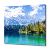 Foto obraz nowoczesny Jezioro górskie 40x40