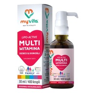 MyVita Multivitamín Lipo-Active Family Deti a dospelí - kvapky 30ml