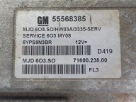 OPEL CORSA D computer Centralina 55568385 MJD6O3.SO D419