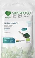 BeOrganic SUPER FOOD Spirulina BIO prášok 42g Únava Vitalita