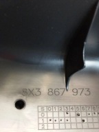 Audi A1 8X cover bonnet rear part 8X3867973