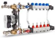 KAN THERM USFP INOX FLOW ROZDZIELACZ Z UKŁADEM MIESZAJĄCYM 3 OBWODY SEKCJE