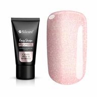 Silcare Acrylgel Polygel Acrylgel UV LED Easy Shape Candy Peach Sparkle 30g