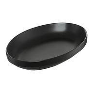 Ambition Salsa miska tanier oválny 26,5x17,5cm čierna