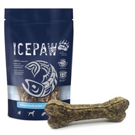 Žuvacie kosti z lososa - pre šteňatá, 100% losos, 4 ks, ICEPAW