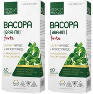 Medica Herbs Bacopa Brahmi Forte Pamäť Mozog Bakaozidy Cirkulácia krvi