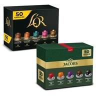 Kapsułki Jacobs Lungo, Espresso, L'OR do Nespresso(r)* 9+1 GRATIS! 100 kaw