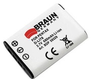 Batéria BRAUN Braun PENTAX D-Li78, Nikon EN-EL11, Olympus LI-60, Ricoh DB-80, Sanyo DB-L80, 680mAh