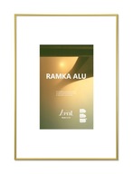 Ramka ALU A4 złota (RA20)