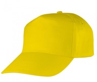 Pracovná čiapka s baseballovou šiltom žltá