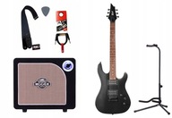 GITARA ELEKTRYCZNA + WZMACNIACZ 15W KABEL ZESTAW