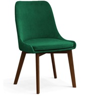 Jedálenská stolička INKA Zelená Čalúnená Škandinávska