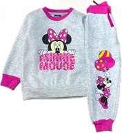 MYSZKA MINNIE OCIEPLANY DRES DLA DZIEWCZYNKI BLUZA SPODNIE DISNEY 110