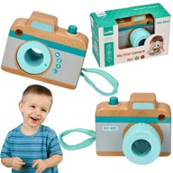 LELIN aparat dla dzieci drewniany zabawka