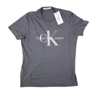 Calvin Klein koszulka męska szara t-shirt J30J320806 nowa kol. oryg. - XXL