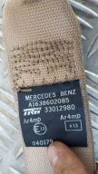 MERCEDES ML W163 Gurten Sicherheits rechts heck A1638602085