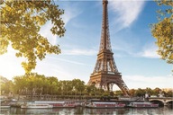 Plakat Wieża Eiffla Paryż Krajobraz Francja 21x30