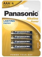 Baterie Panasonic Alkaiczne Power LR03/AAA 1,5V 4szt