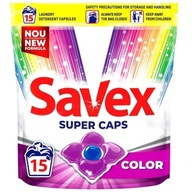 Savex Kapsule na farebnú bielizeň, 15 ks