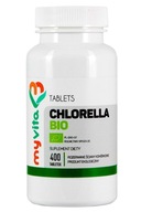 MyVita Chlorella algi Bio 250mg rozerwane ściany komórkowe 400 tabletek