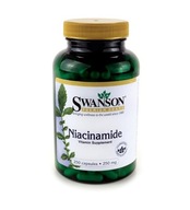 Niacín Vitamín B3 250 mg 250 kapsúl Swanson
