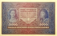 Polska BANKNOT 5000 Marek Polskich 1920 - Jadwiga