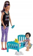 Mattel Barbie Skipper opiekunka zestaw czas na sen