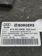 Audi A5 Sportback 8TA boot upholstery right 8T8863880M