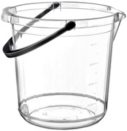 Domáce Vedro Okrúhle 14 litrové domáce spotrebiče Transparentné