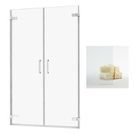 Drzwi prysznicowe wnękowe Arta DWD 105 satynowe