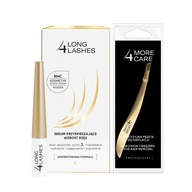 Zestaw Long4Lashes Serum przyspieszające wzrost rzęs i MORE4CARE Pęseta