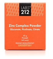 LABS212 Zinc Complex Powder - Gluconate, Picolinate, Citrate (45 g)