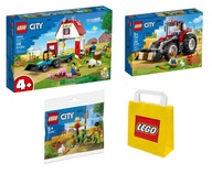 LEGO City 60346 Stodola a zvieratá |60287 Traktor | 30590 Záhrada na statku
