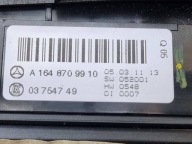 Panel switch Mercedes-Benz M W164 facelift 2011 A1648709910
