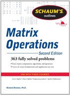 Schaum s Outline of Matrix Operations Bronson