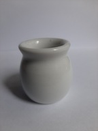 Domek dla lalek wazon biała porcelana miniatura
