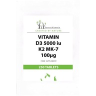FOREST VITAMIN Vitamín D3 5000 IU K2 MK-7 100ug 250tabs IMUNITA