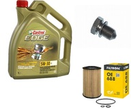 Motorový olej Castrol Edge 5W30 LL 5 l 5W-30 + 2 iné produkty