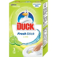 Żelowe paski do toalety Duck Lime 3szt.