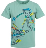 T-shirt chłopięcy Koszulka dziecięca 110 Bawełna z rowerem Zielony Endo