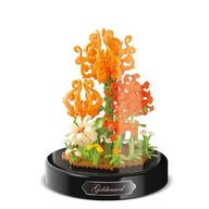 DIY miniatúrna plytká mini tehla večný kvet pelety puzzle hračka