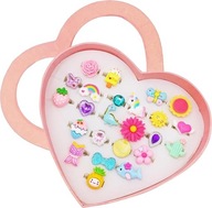 PRSTENE PRE DIEVČATKO SADA PRSTEŇOV PRE DIEVČATÁ 24KS