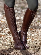 HKM oficerki LACE Long brązowe [R 38]