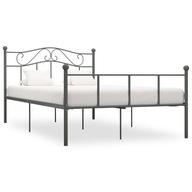 Rám postele sivý kovový 120x200 cm