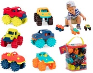 Zestaw 6 Monster Truck w torbie autka samochody do zabawy Wonder Wheels