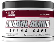 HI TEC Anabol Amino- 200 kaps AMINOKWASY SIŁA MOC