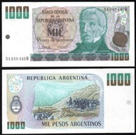 $ Argentyna 1000 PESOS ARGENTINOS P-317b UNC