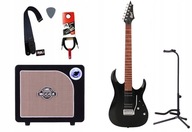 GITARA ELEKTRYCZNA + WZMACNIACZ 15W KABEL ZESTAW